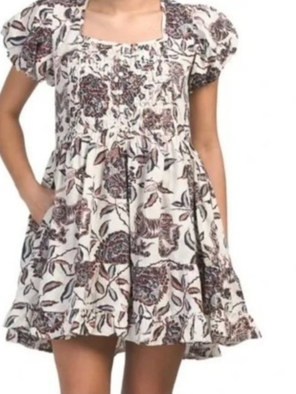 House Of Harlow 1960 Ozzie Cream Mini Dress From Revolve